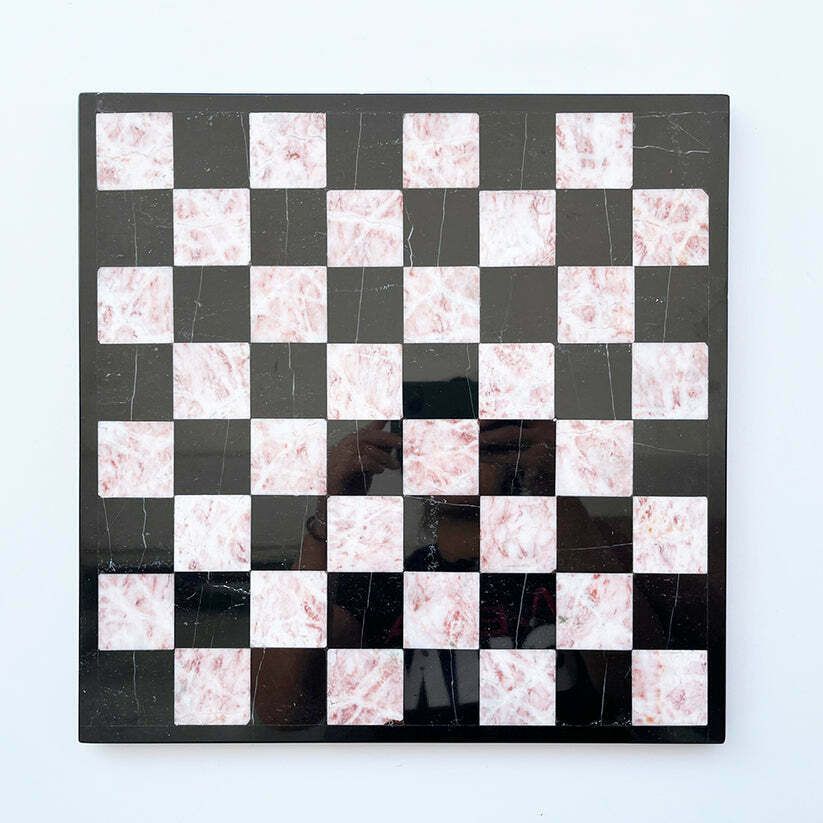 Very Valuable Onyx Chessboard From 1950  Art photo furniture