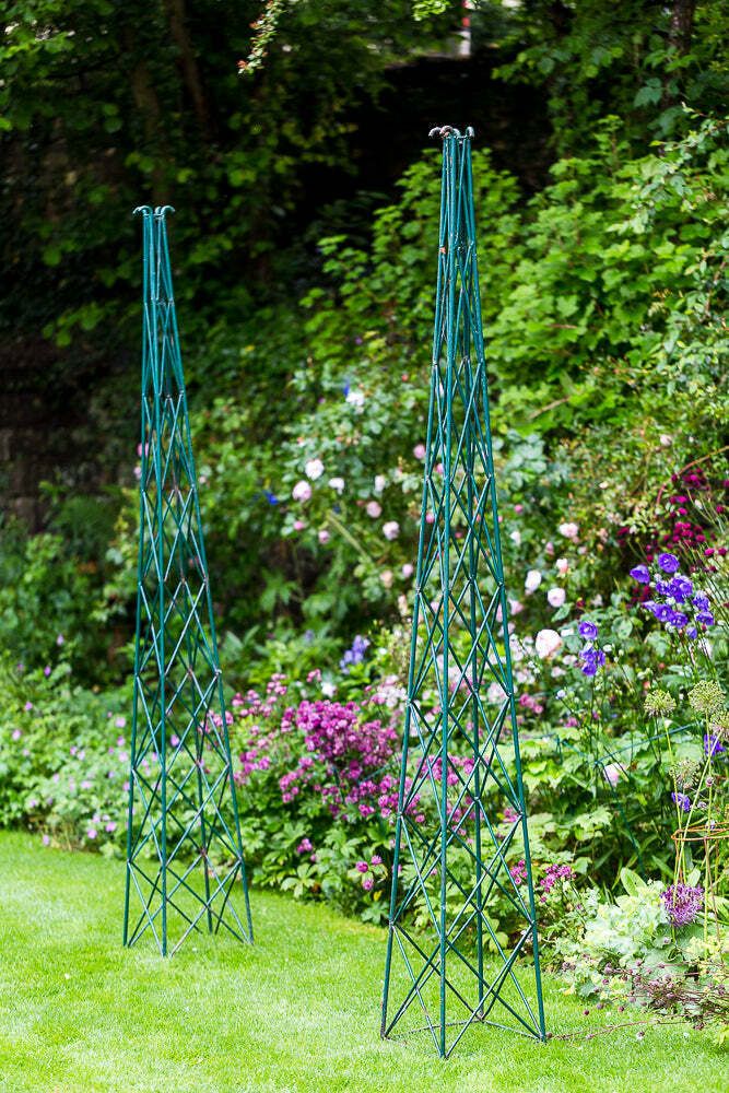 A Pair Of Garden Obelisks photo furniture