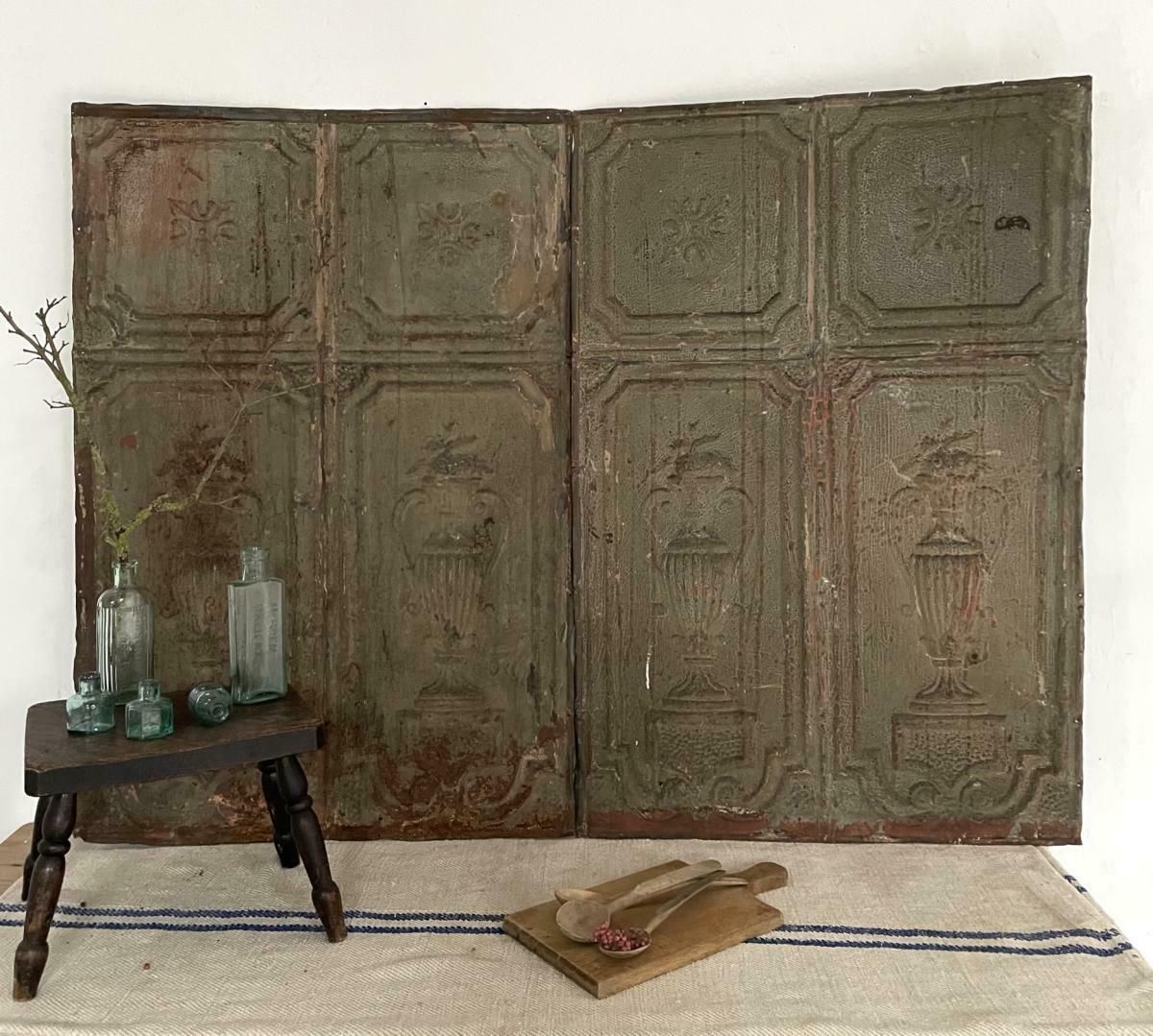 Antique American Tin Ceiling Tiles photo furniture