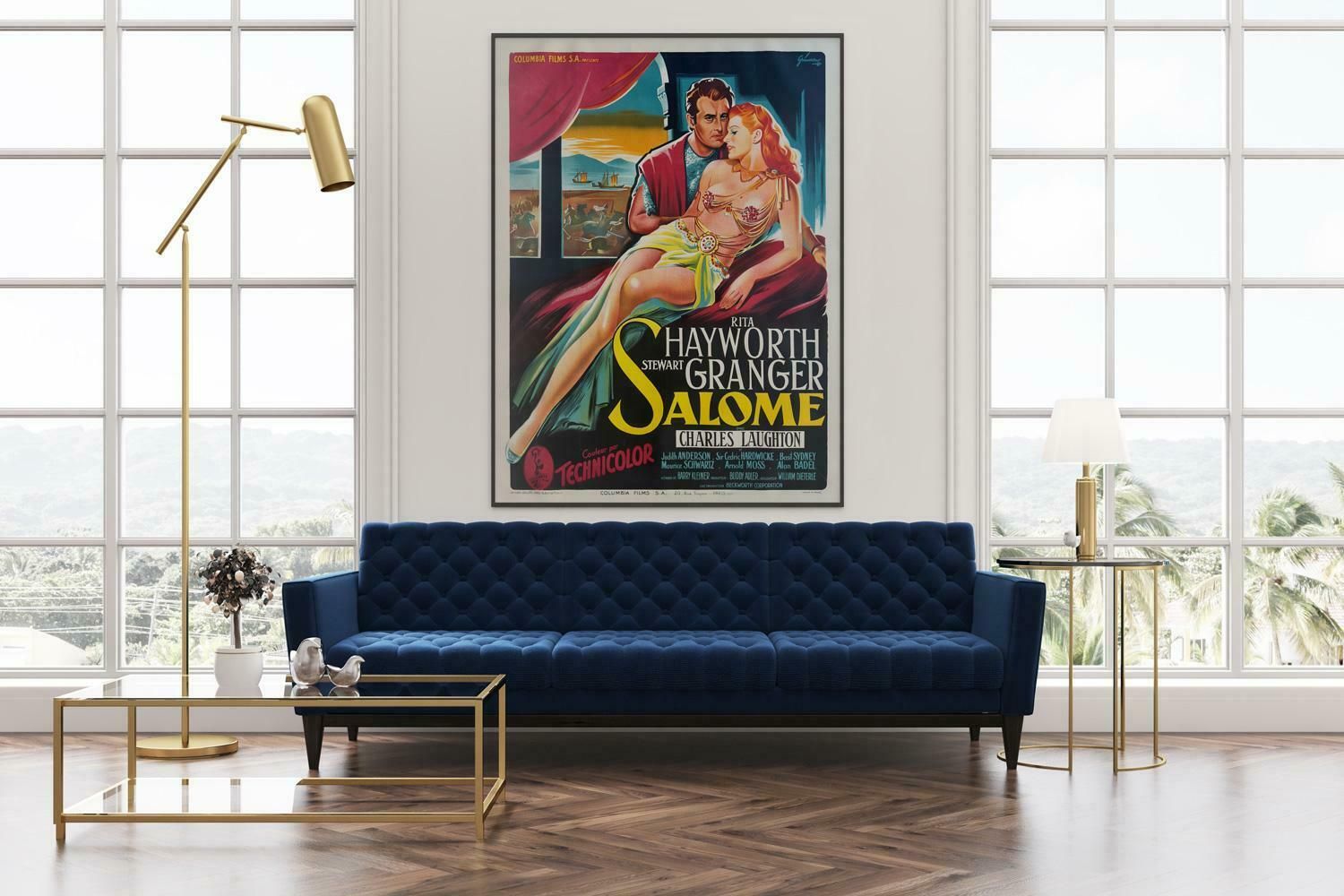 Salome 1953 French Grande Film Movie Poster, Boris Grinsson photo furniture