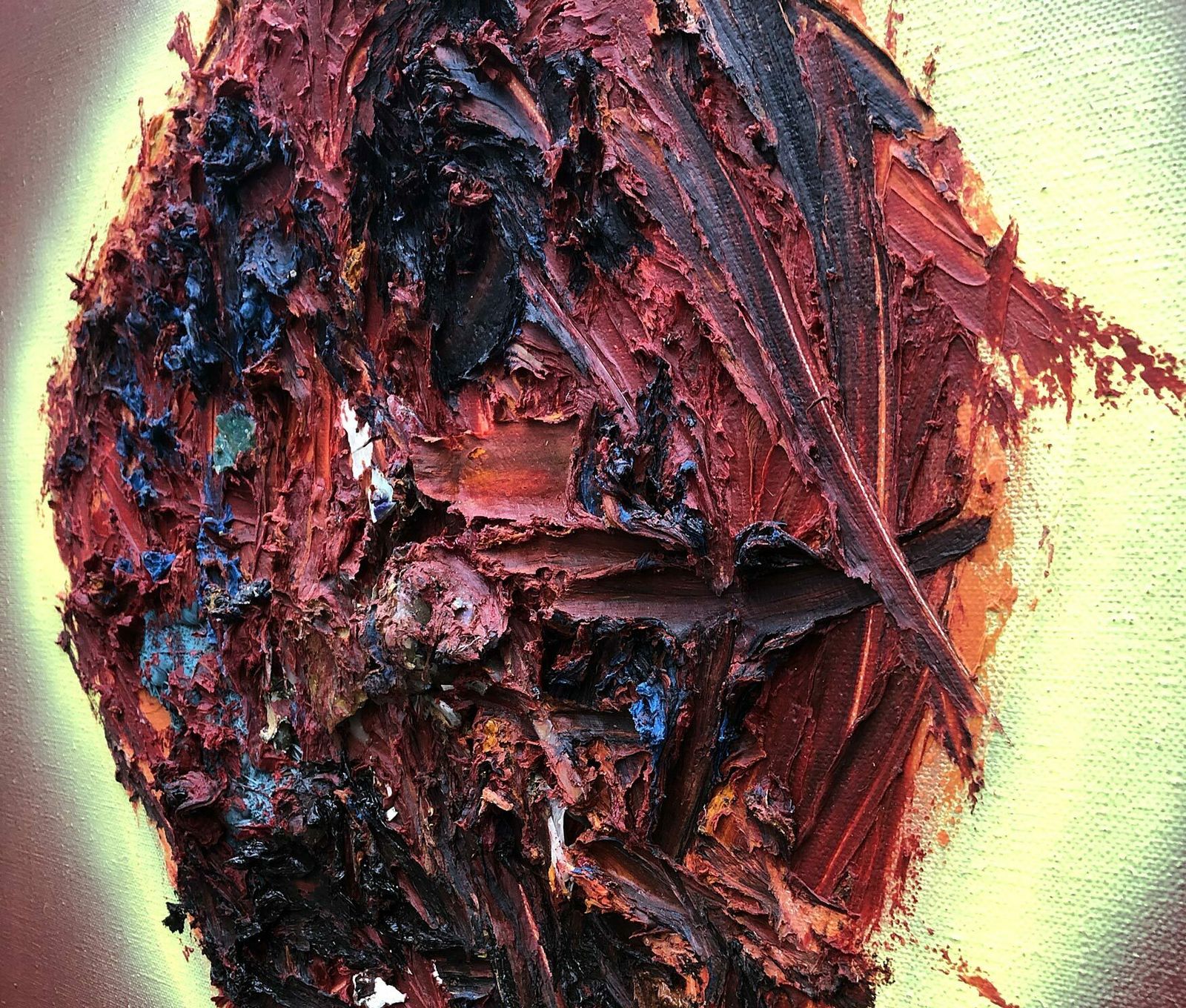 Intense Contemporary Abstract Painting: Rafal Zawistowski, “Pius Xi”, 2012 photo for sale
