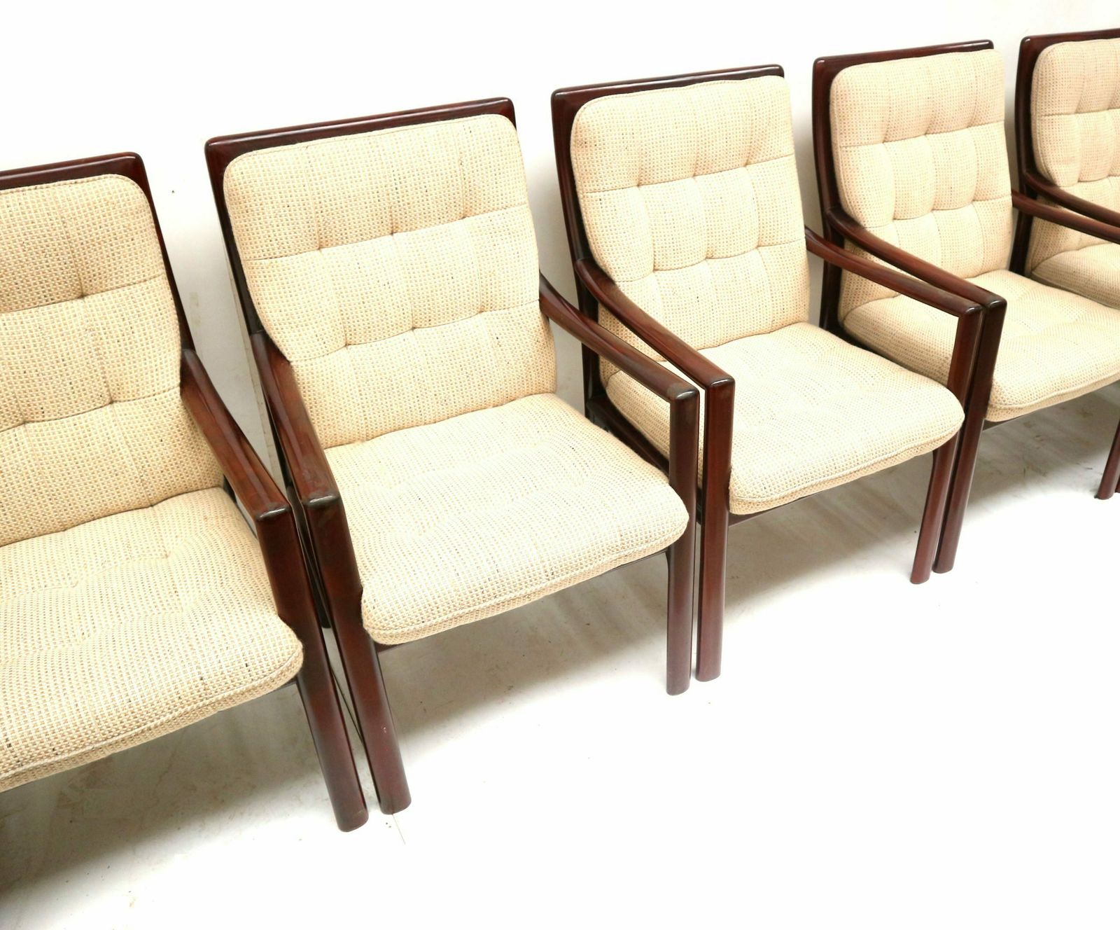 Unique Set Of 15 Vintage Armchairs From Lübke Made In The 1970s photo Furniture