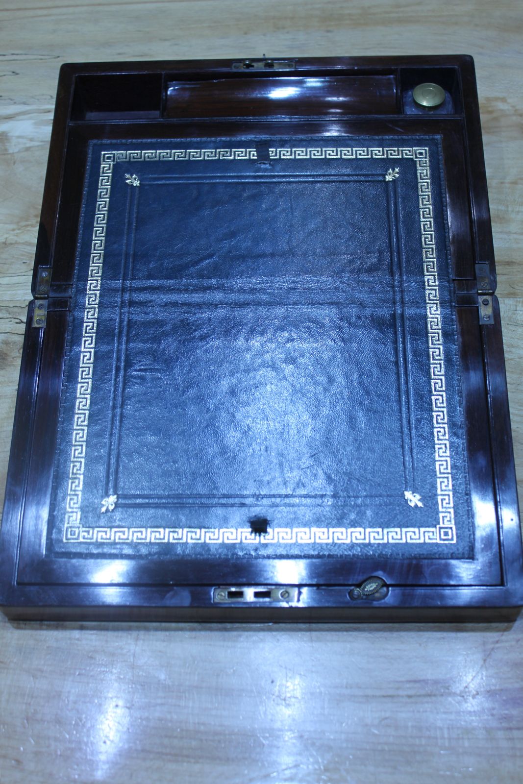 An Early Victorian Rosewood Writing Slope photo vintage