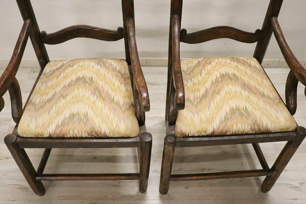 Armchairs In Walnut, 18th Century, Set Of 2 photo furniture