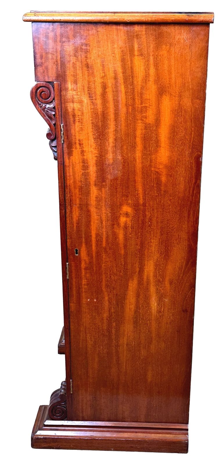 Furniture 19th Century Mahogany Wellington Chest (England, Circa 1840) photo