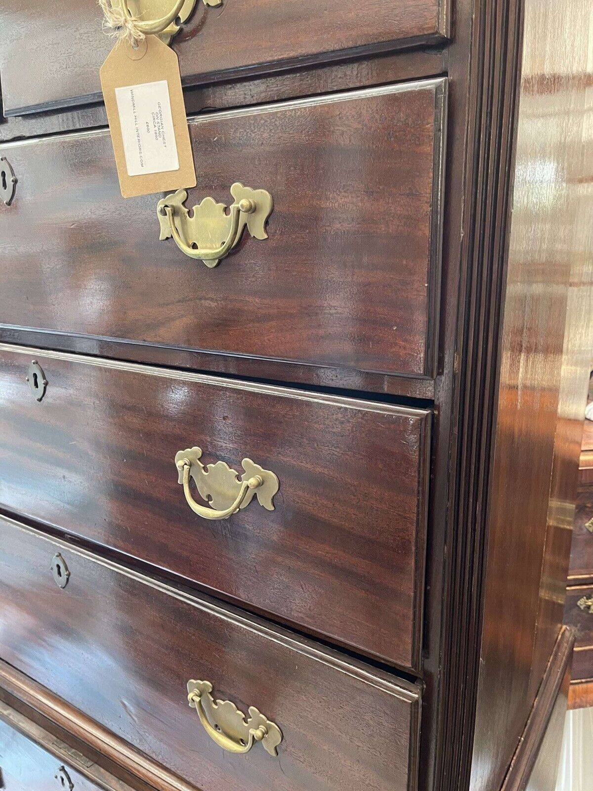 Georgian Chest Of Chest Of Drawers On Stand Circa 1820. photo Furniture