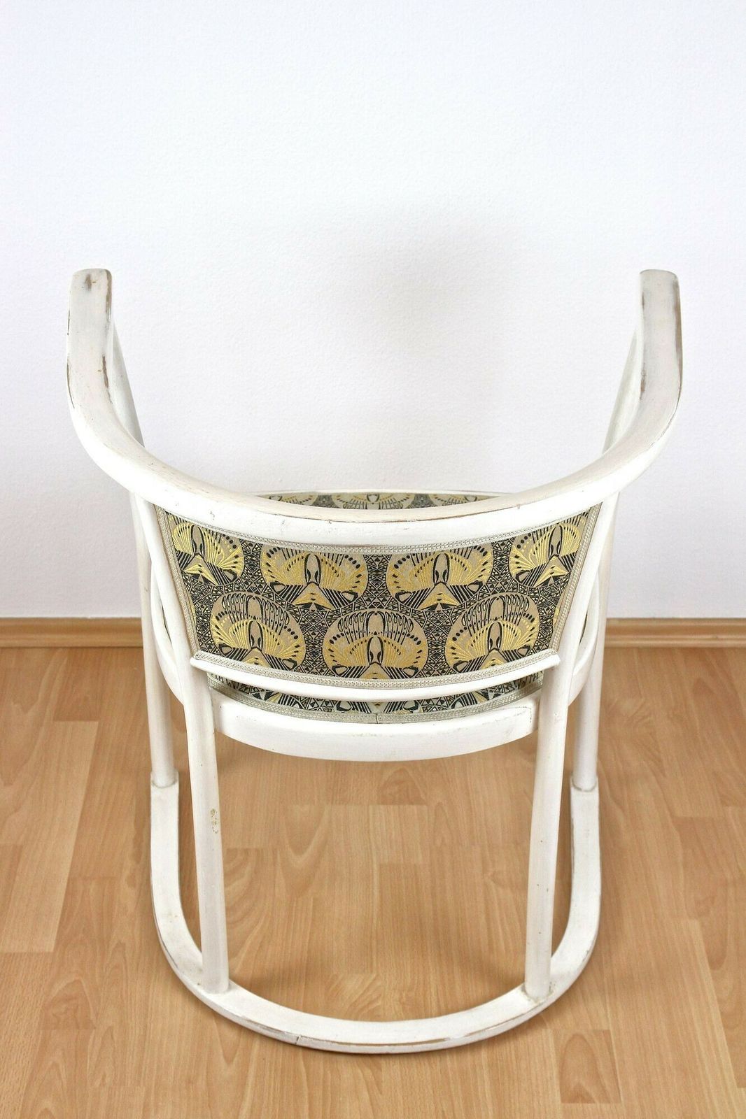 White Art Nouveau Armchair By Marcel Kammerer, Early 20th Century, At Ca. 1908 photo buy
