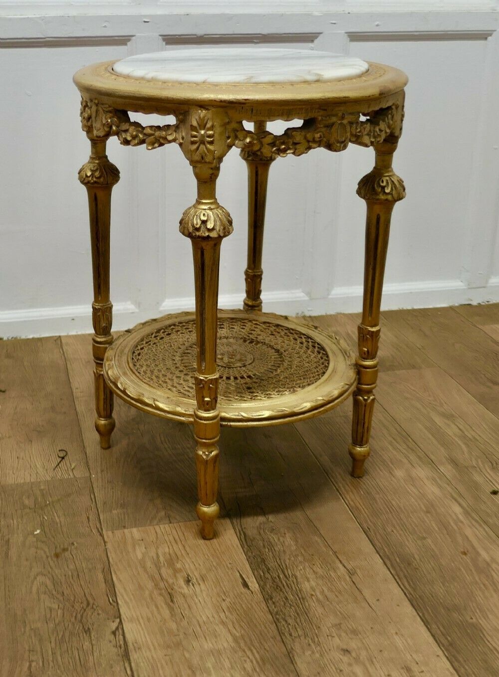 A Superb French 19th Century Gilt Salon Table