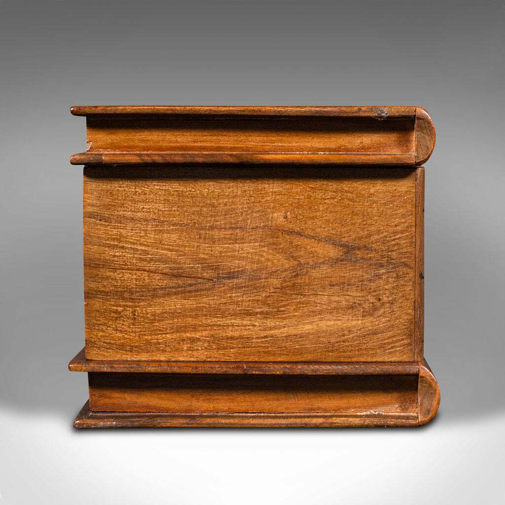 Antique Ladies Vanity Box, Italian, Olive Wood, Keepsake, Jewellery, Sorrento photo vinterior