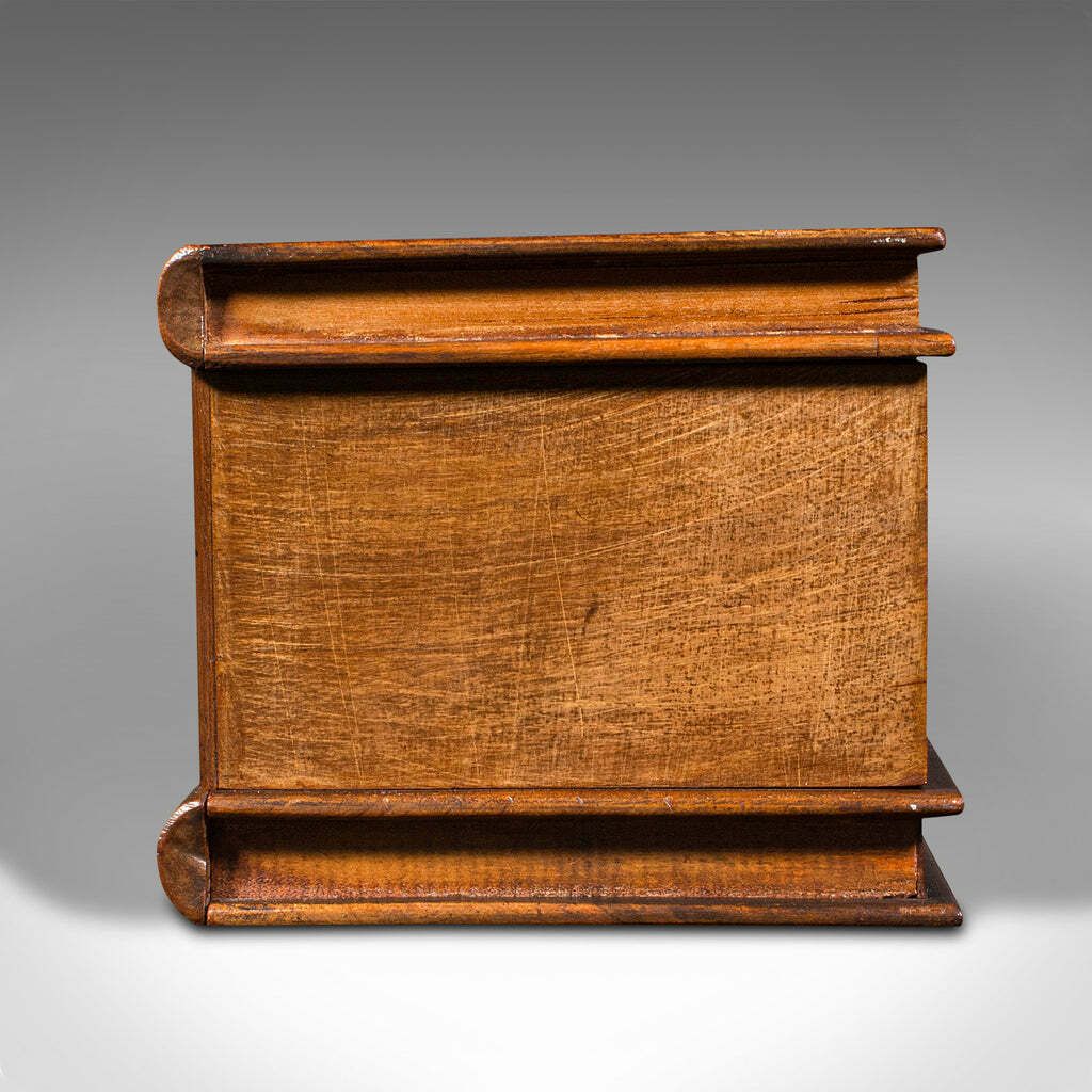 Antique Ladies Vanity Box, Italian, Olive Wood, Keepsake, Jewellery, Sorrento photo vintage