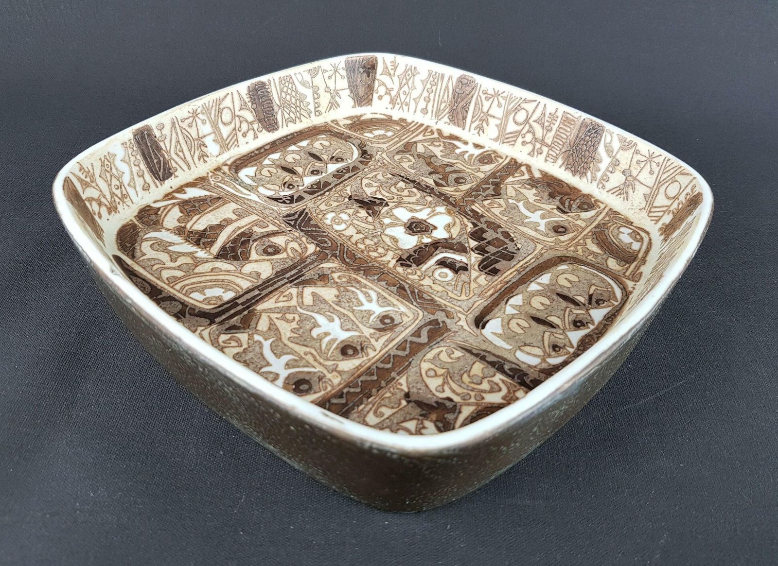 Vintage Royal Copenhagen Bowl From The Fajance Series 719 2884 By Nils Thorsson From Denmark 1960s photo Home Decor