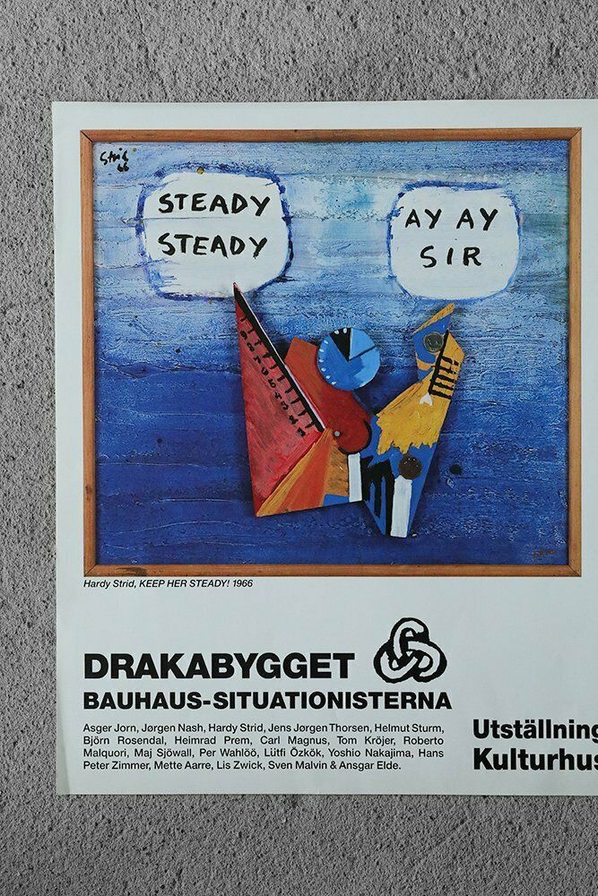 Nordiskt 60 Tal Kulturhuset Stockholm Exhibition Poster, 1990 photo Art