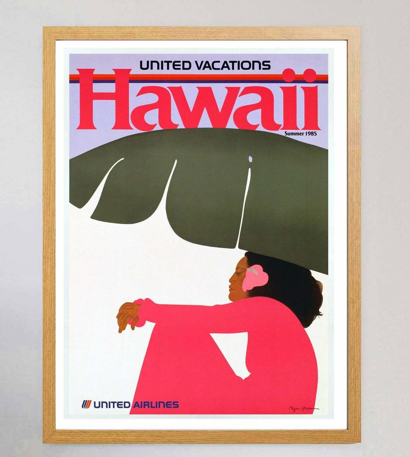 United Airlines   Hawaii, 1980s photo Art