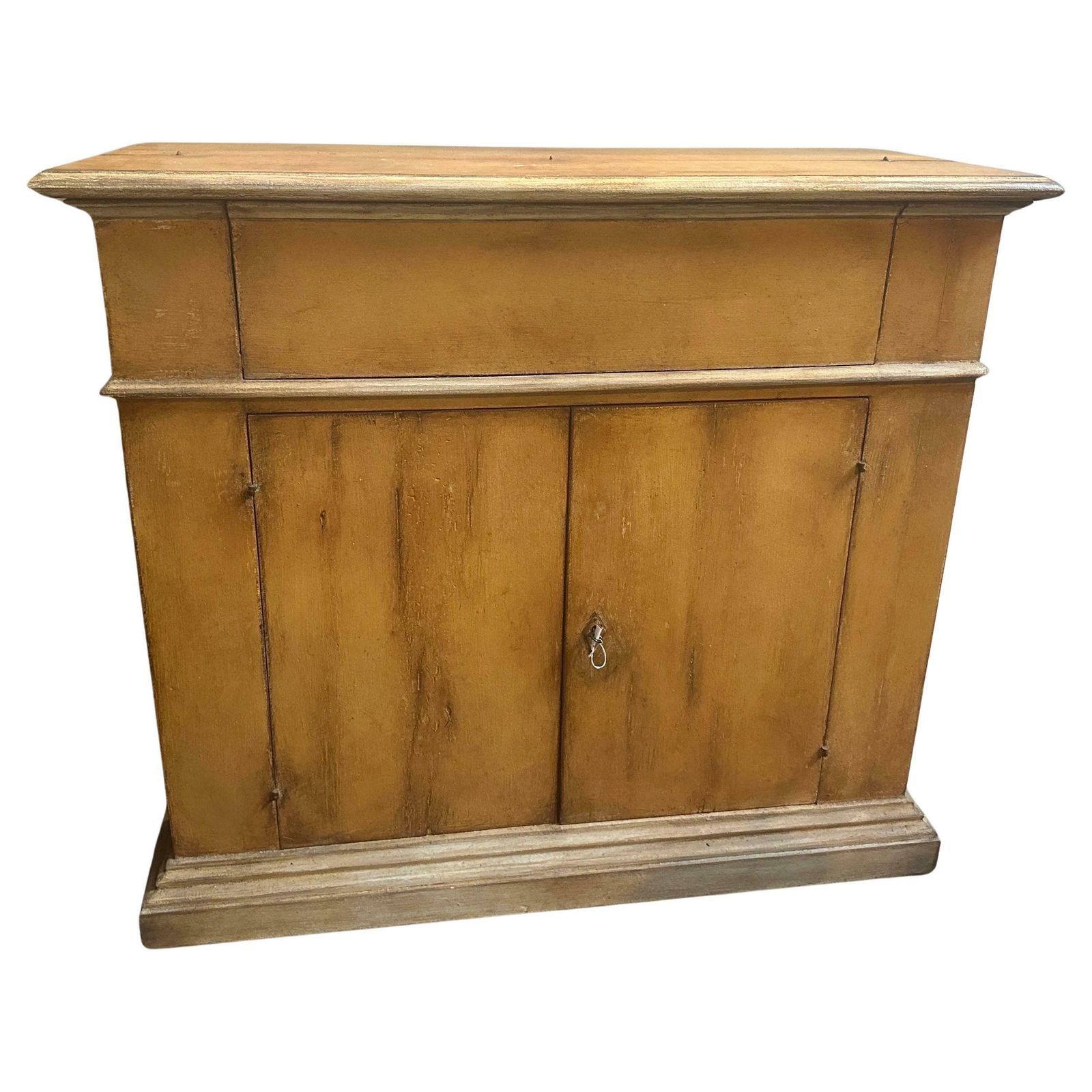 Late 19th Century Louis Philippe Orange Lacquered Wood Italian Secretaire photo furniture