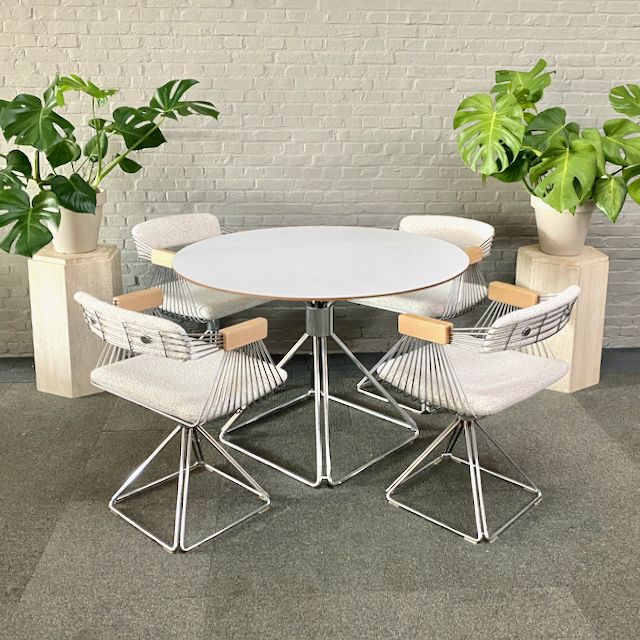 "Delta" Dining Room Set By Rudi Verelst For Novalux   Aristide Upholstery