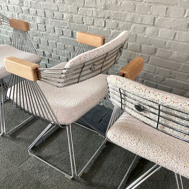 photo vinterior "Delta" Dining Room Set By Rudi Verelst For Novalux   Aristide Upholstery