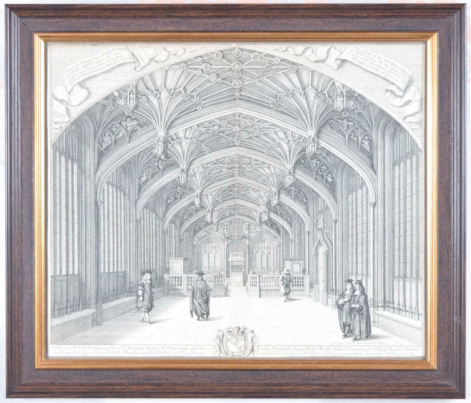 David Loggan The Divinity School, University Of Oxford David Loggan 1675 Engraving 1675