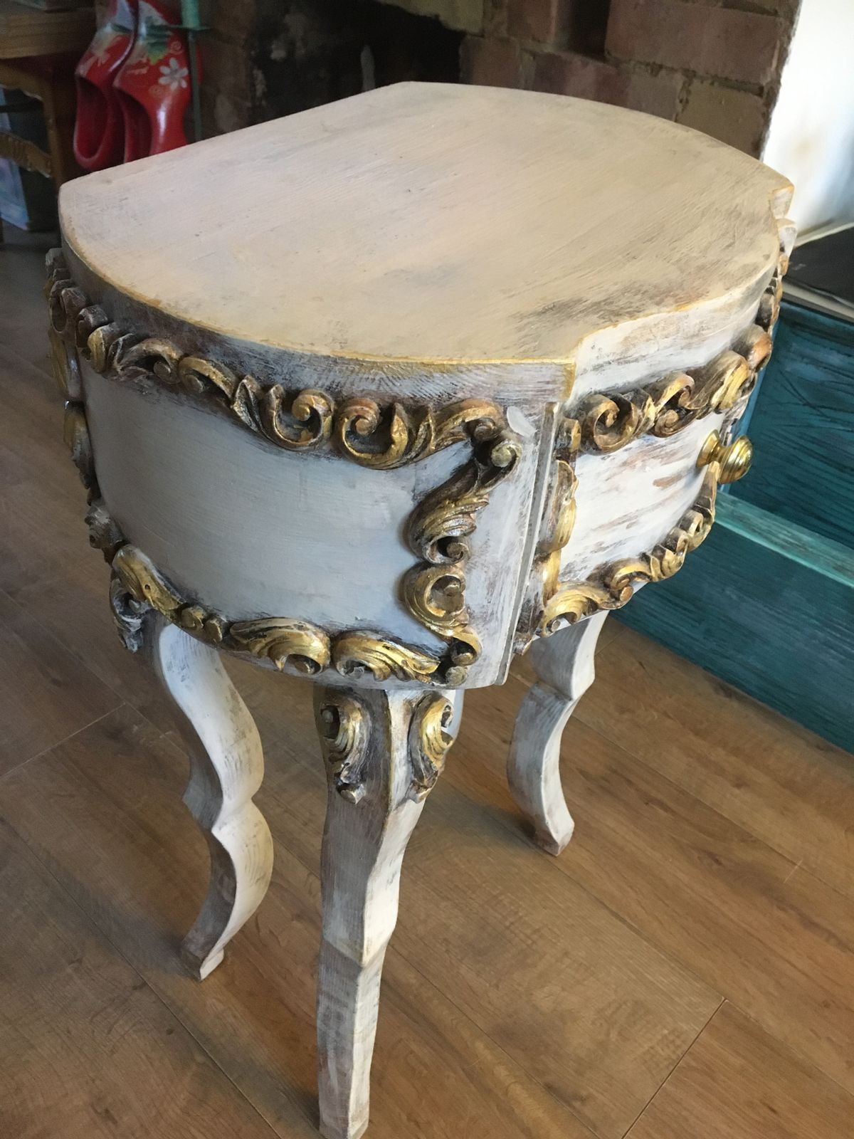 French Chic Solid Wooden Bedside Tables photo Furniture