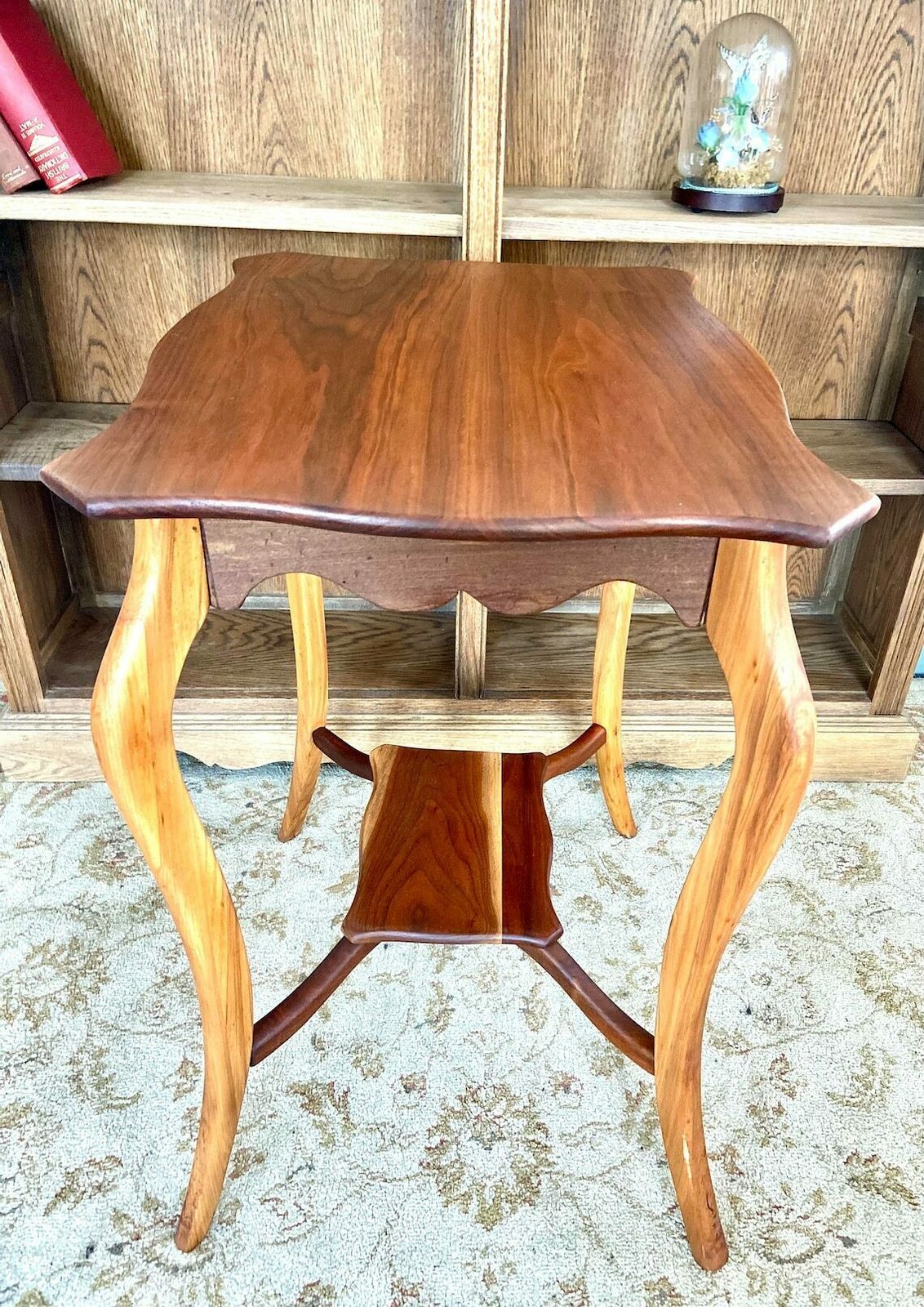 Vintage Edwardian Table / Two Tier Occasional Table Made In England 1900 1910 photo Furniture