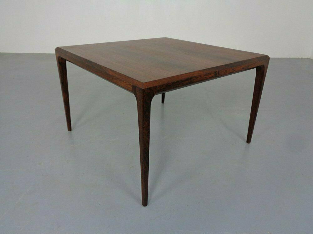 Rosewood Coffee Table By Johannes Andersen For Cfc Silkeborg, Denmark, 1950s photo for sale