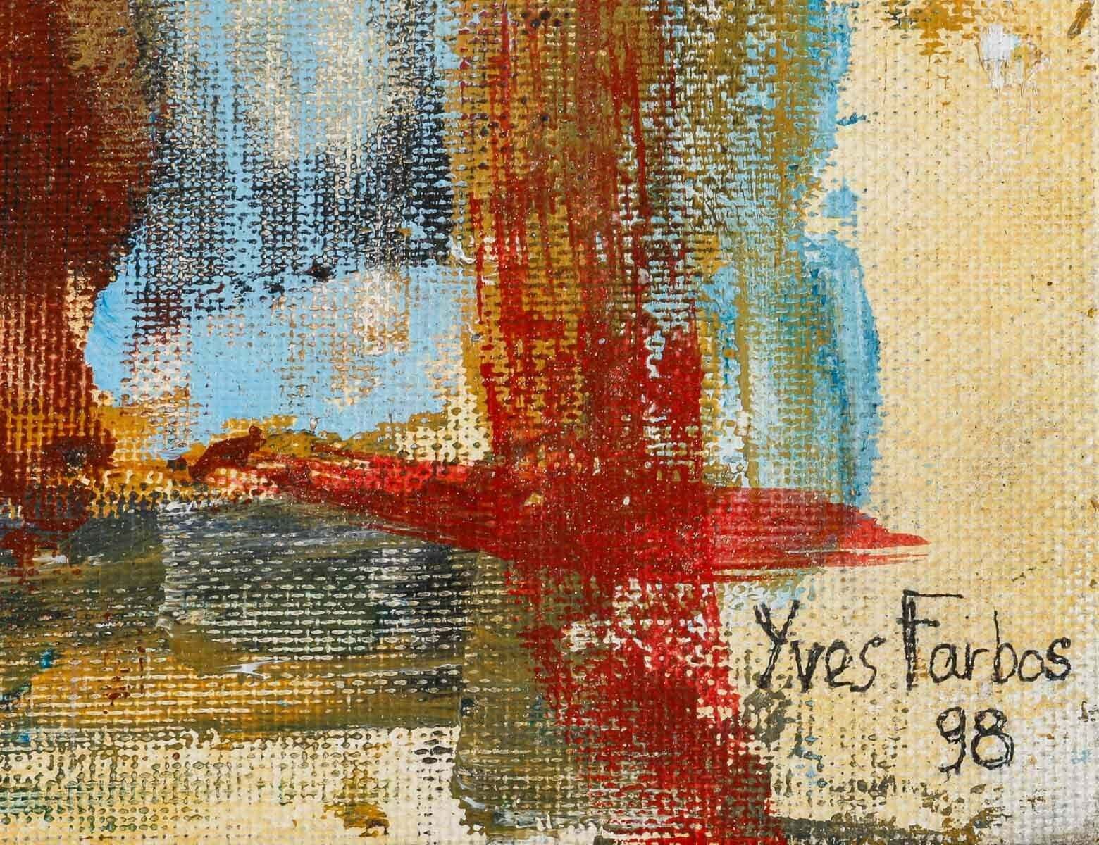 Painting Of An African Mask By Yves Farbos. photo Art