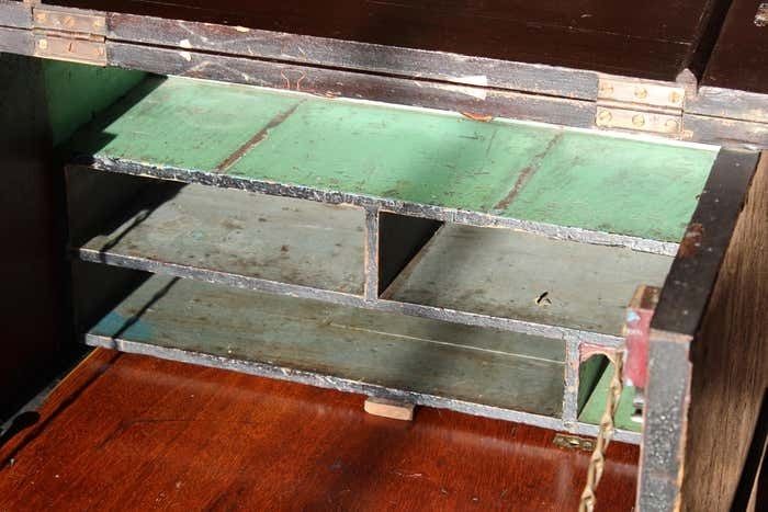 Late 19th Century Unusual Aesthetic Movement Painted Clerks Desk photo Furniture