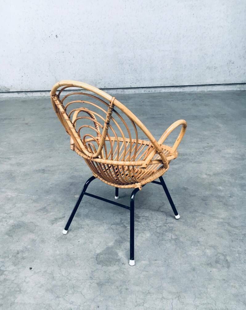 photo vinterior Paar Rotan Loungestoelen Uit De Jaren 1960 Van Rohe Noordwolde