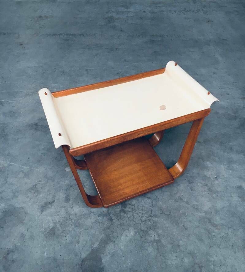 1950's "Rolo" Pb31 Tea Trolley By Cees Braakman For Pastoe photo vinterior
