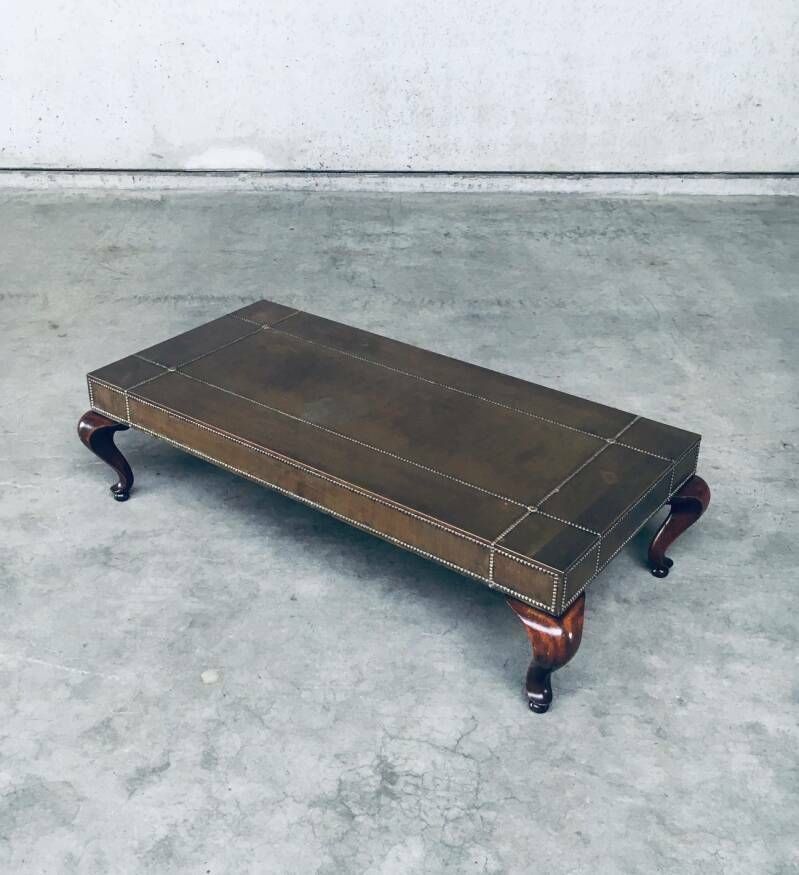 Eclectische Salontafel In Messing, Frankrijk, Ca. Jaren 1960 photo furniture