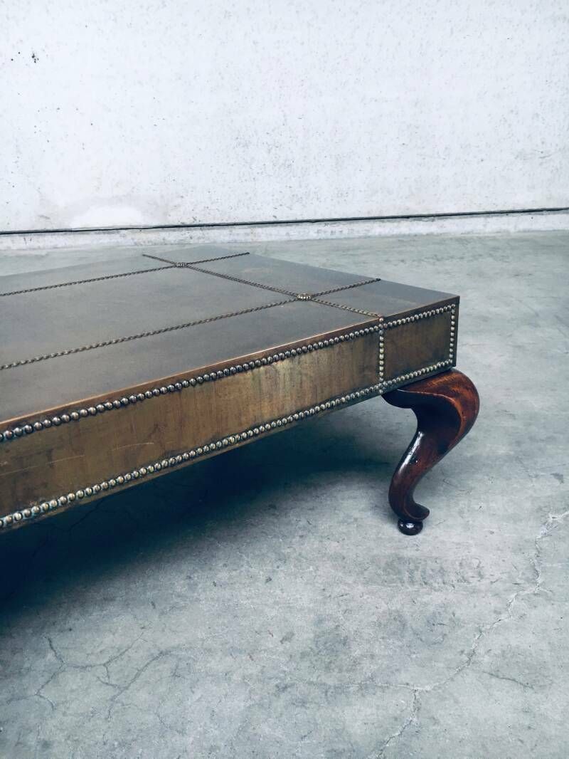 photo buy Eclectische Salontafel In Messing, Frankrijk, Ca. Jaren 1960