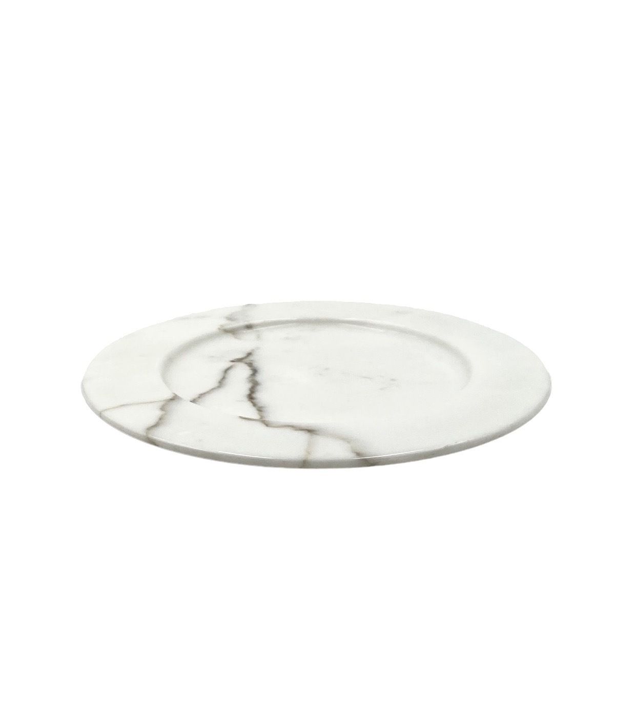 photo vinterior White Carrara Marble Centerpiece / Plate, Up&Up Italy, 1970s