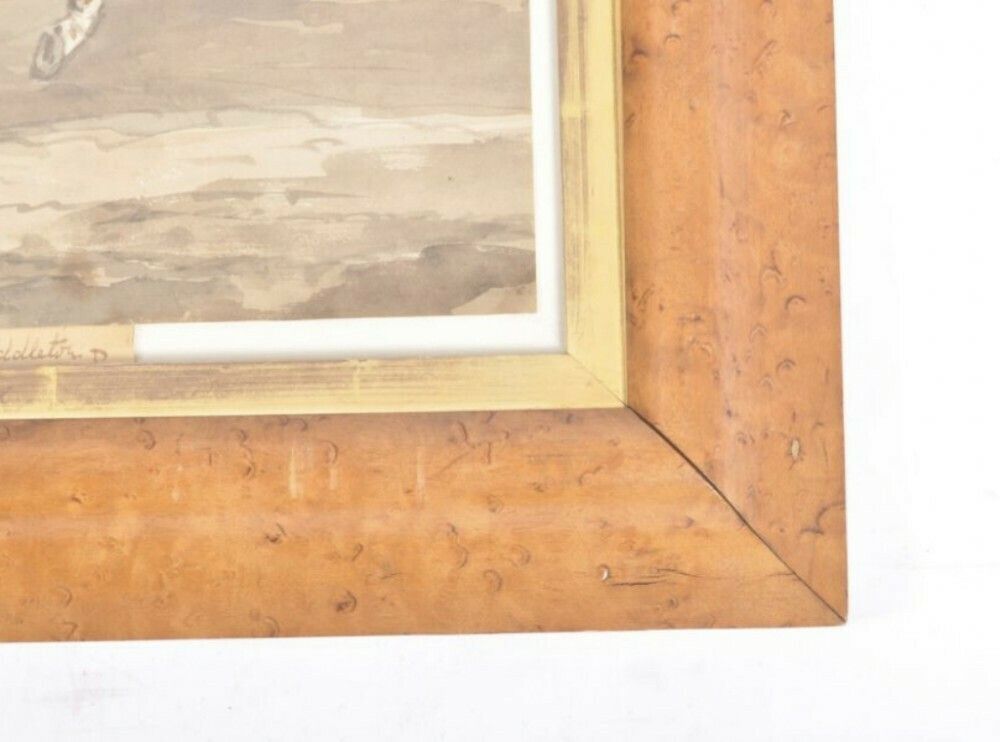 Pair Of Watercolour Drawings/ Paintings Of Cavalry Officers photo 395.0