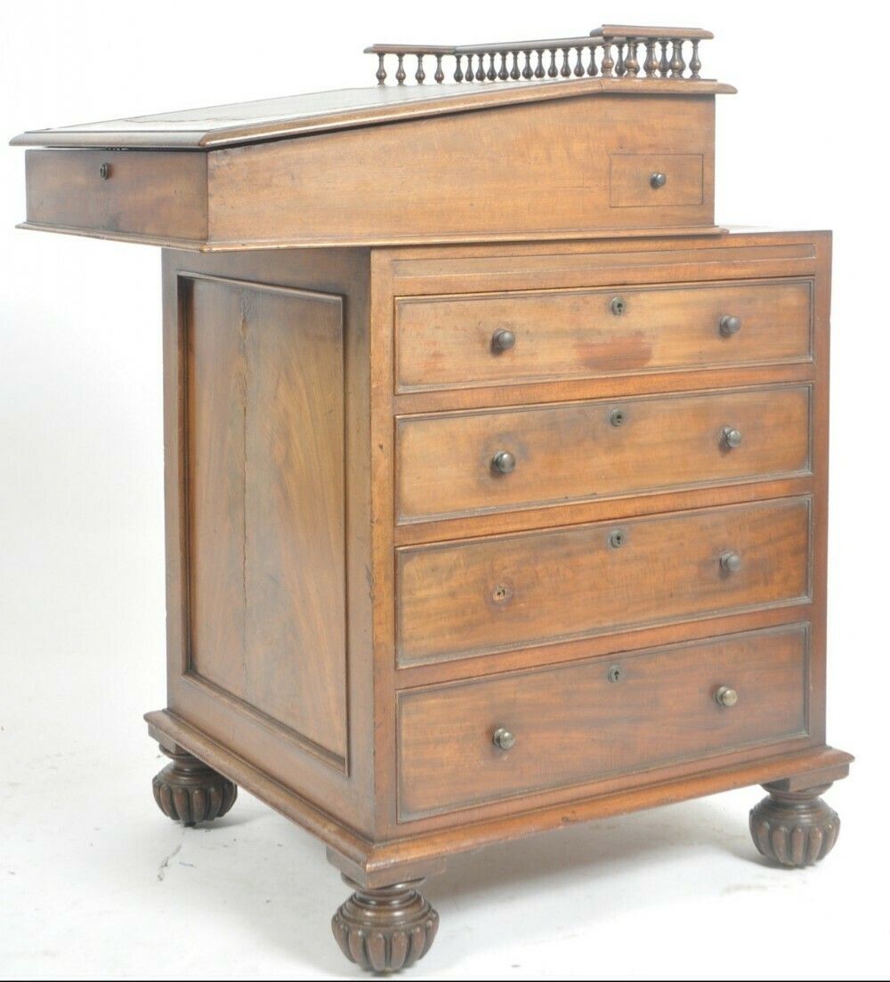 A William IV Mahogany Sliding Top Davenport photo 695.0
