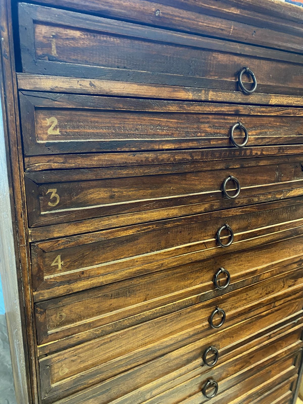 20th Century Teak Drawer Flight photo 595.0