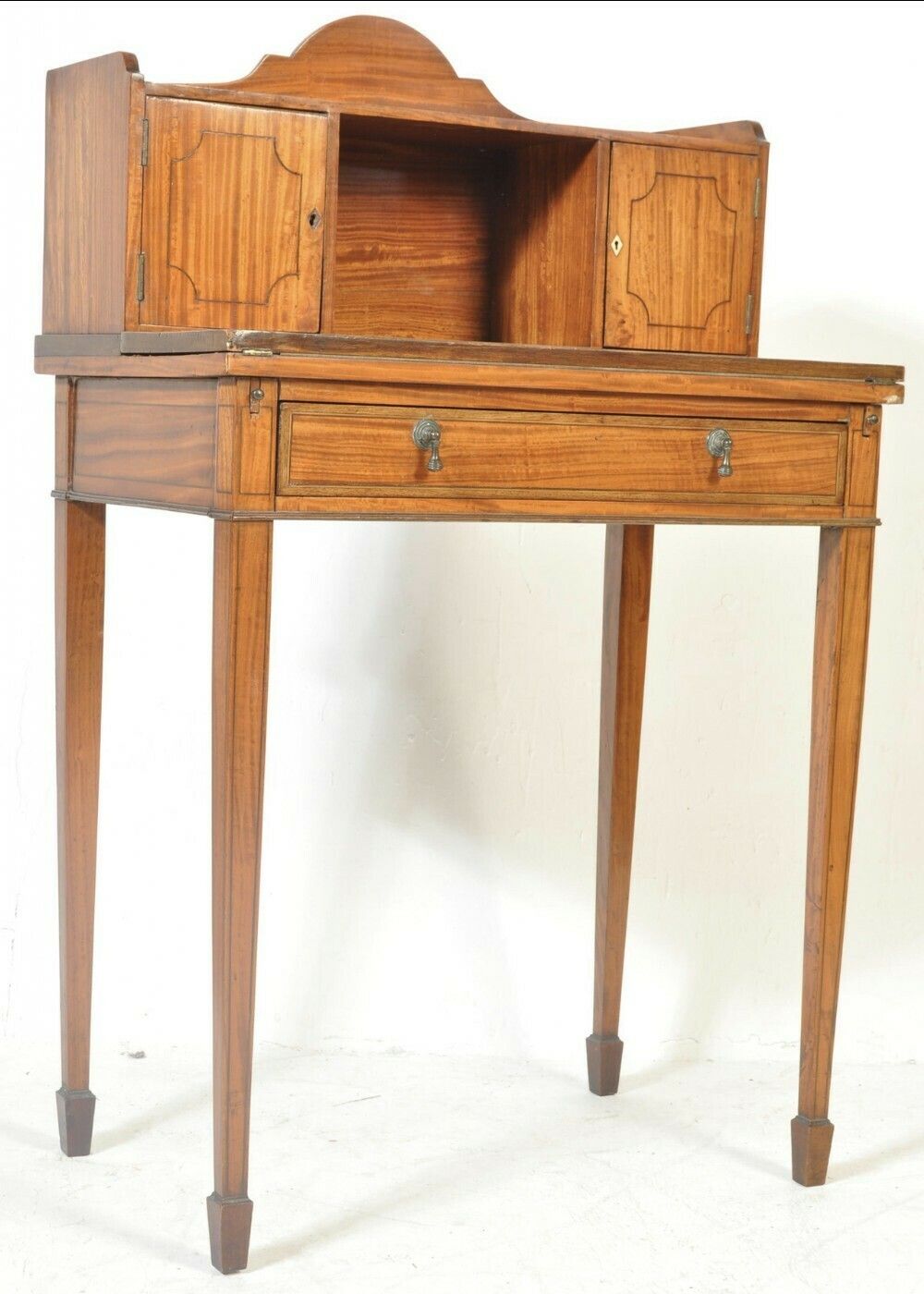 Edwardian Satinwood Ladies Desk Or Bonheur De Jour photo furniture