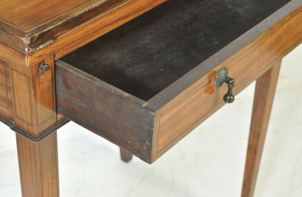 Edwardian Satinwood Ladies Desk Or Bonheur De Jour photo for sale