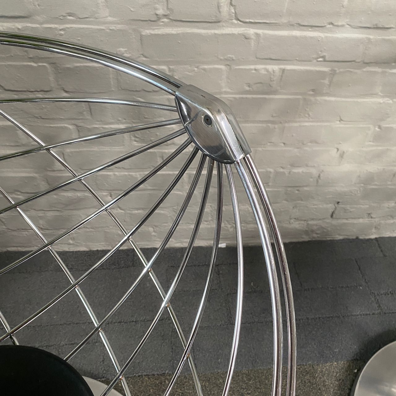 Pair Atomic Ball Chairs By Rudi Verelst For Novalux   Belgium 1974 photo Furniture
