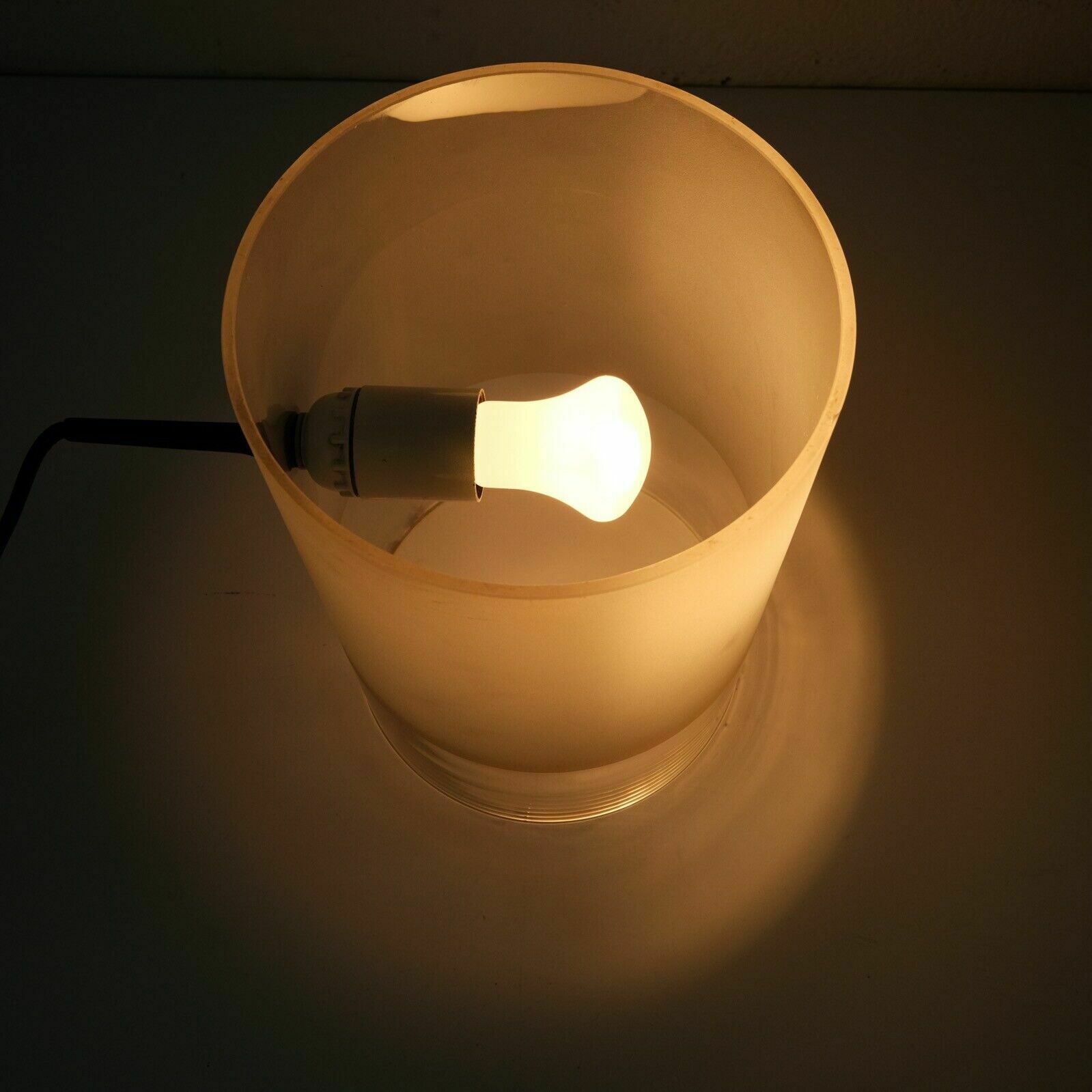 Fatua Table Lamp Designed By Guido Rosati For Fontata Arte In Glass From The 1970s photo vintage