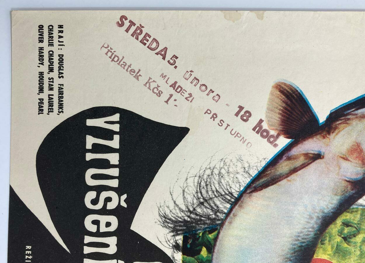 Movie Poster, Days Of Thrills And Laughter, Vladimír Bidlo, 1967 photo buy