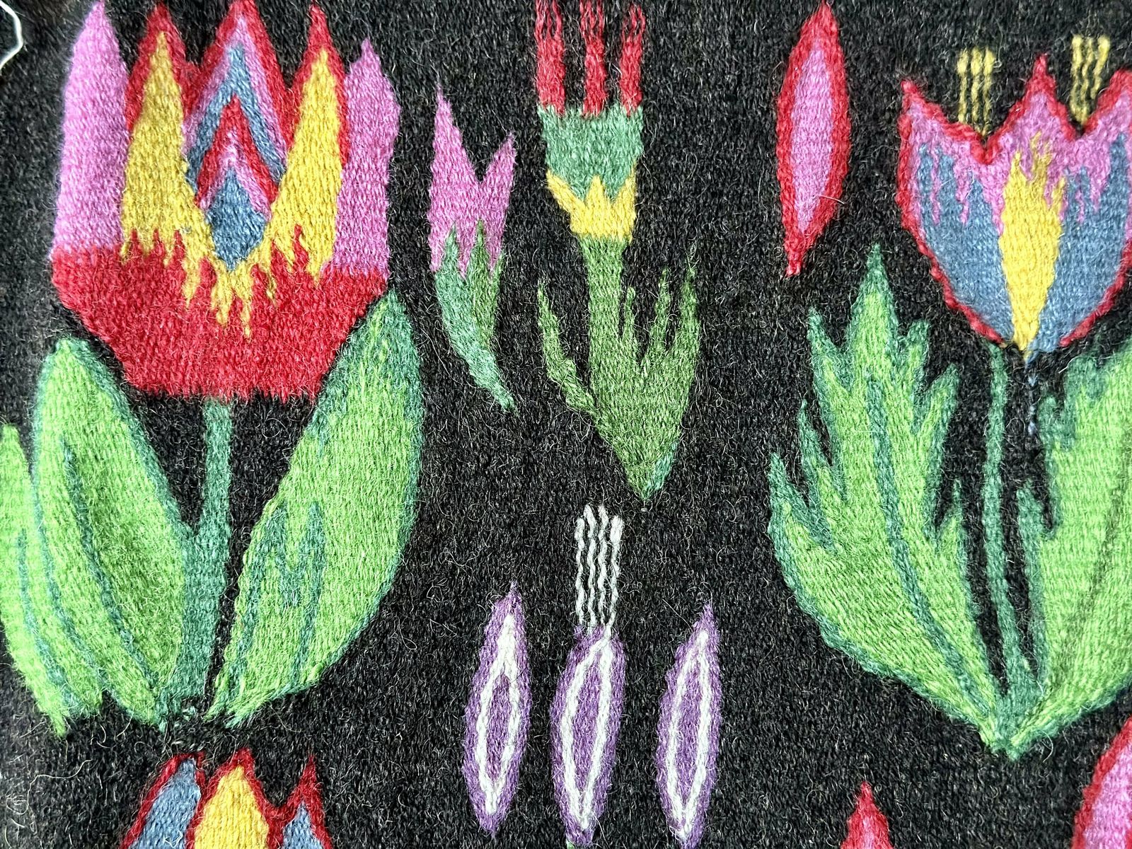 Vintage Swedish Flamskvavnad From Skåne, In Wool Tapestry photo buy