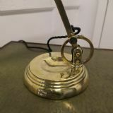 Superb Art Deco Articulated Bankers Brass Desk Lamp, photo buy
