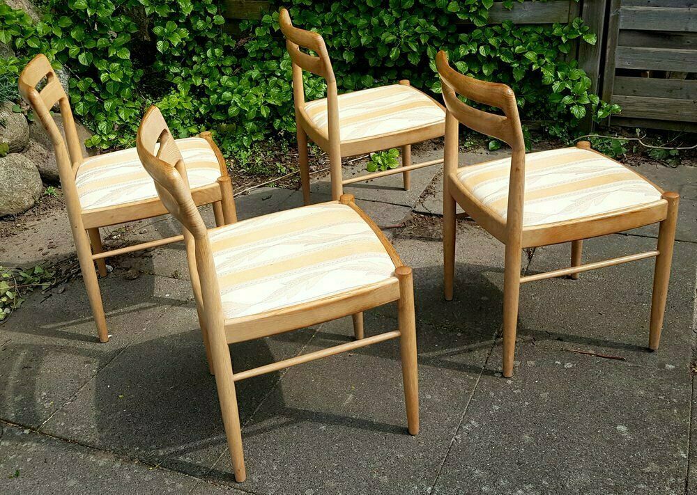 Mid Century Danish Dining Chairs In Oak By Bramin, 1960s, Set Of 4 photo Furniture