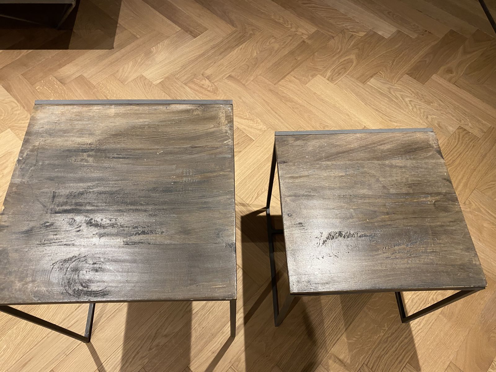 French Connection Wood And Metal Coffee, Side And Console Tables photo buy