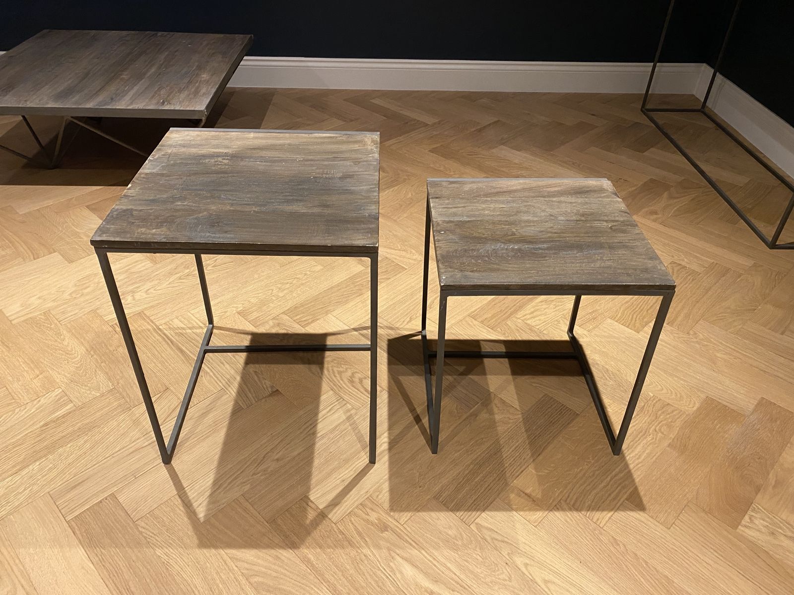 photo furniture French Connection Wood And Metal Coffee, Side And Console Tables