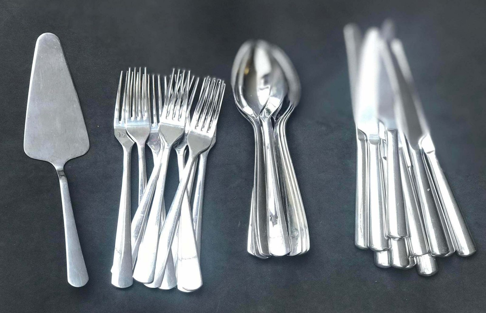 Vintage Ikea Flatware Stainless Steel Dragon 224 22 Model Knives And Soup Spoons Vintage 90s Modern Design Every Day Cutlery photo furniture