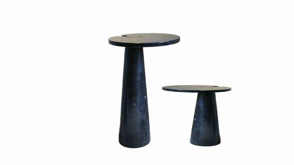 Italian Marble Eros Coffee Tables Series Italian Marble Eros By Angelo Mangiarotti, 1970s, Set Of 2