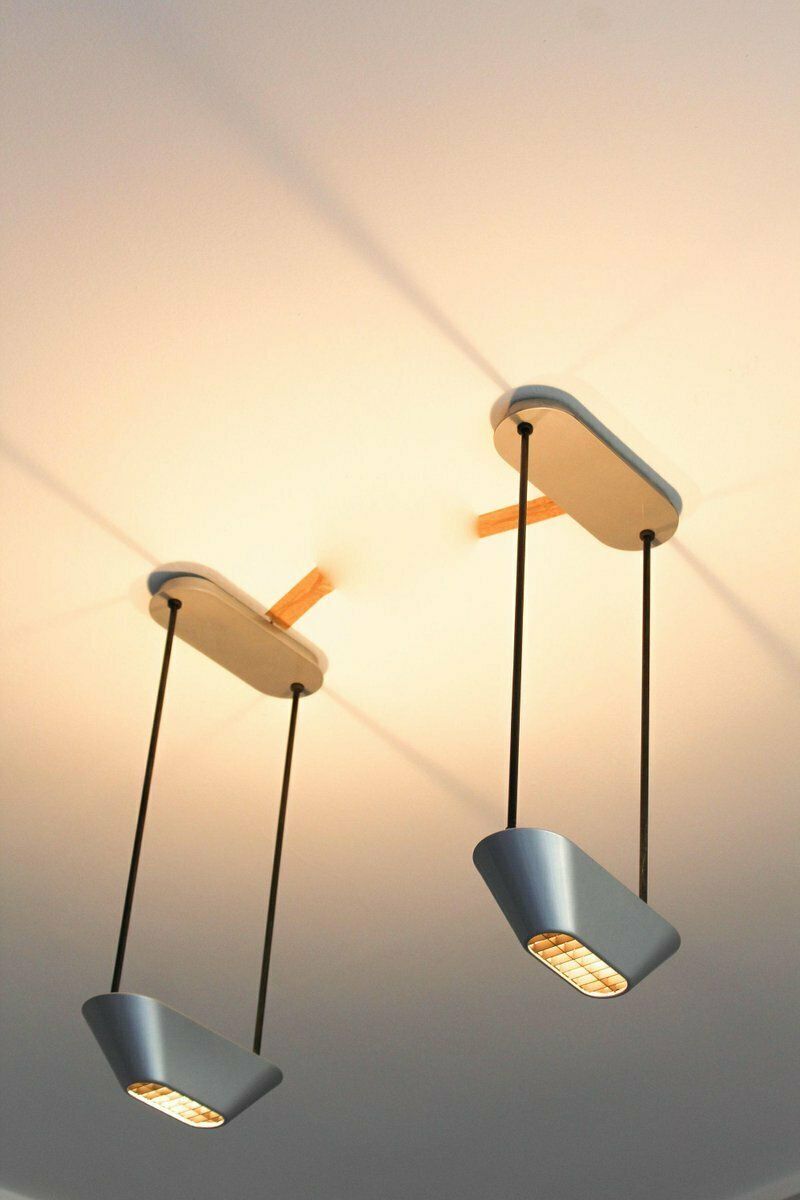 Italian Sidone Ceiling Lamps By De Pas, Durbino & Lomazzi For Artemide, 1980s, Set Of 2 photo vintage