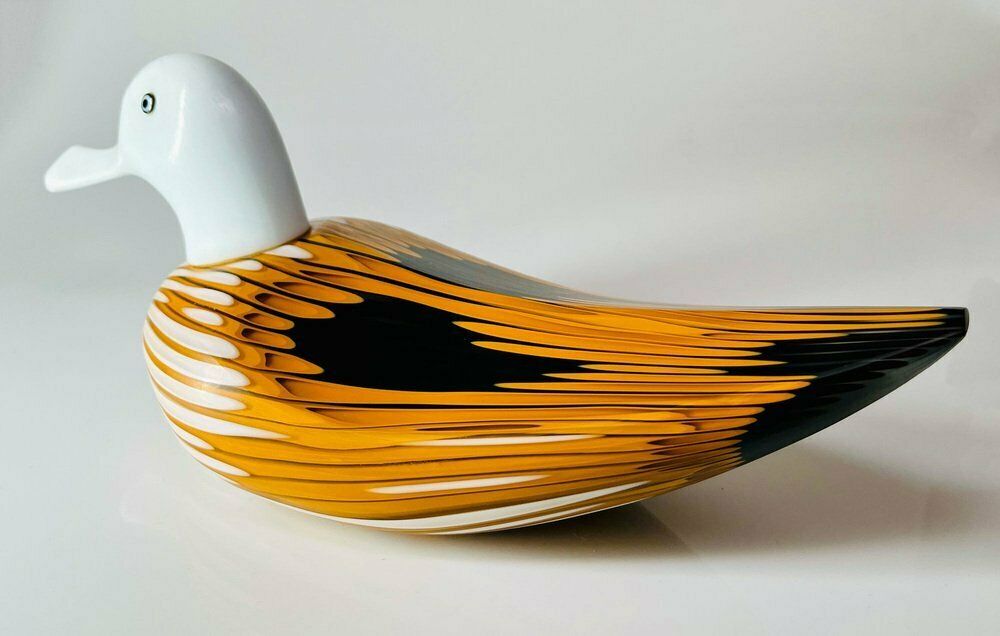 Murano Glass Anatra Duck By Toni Zuccheri For Venini, 1980 photo for sale