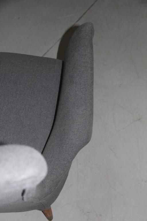 Beautiful Sofa Mid Century Italian Design Geometric Form 1950s photo vintage