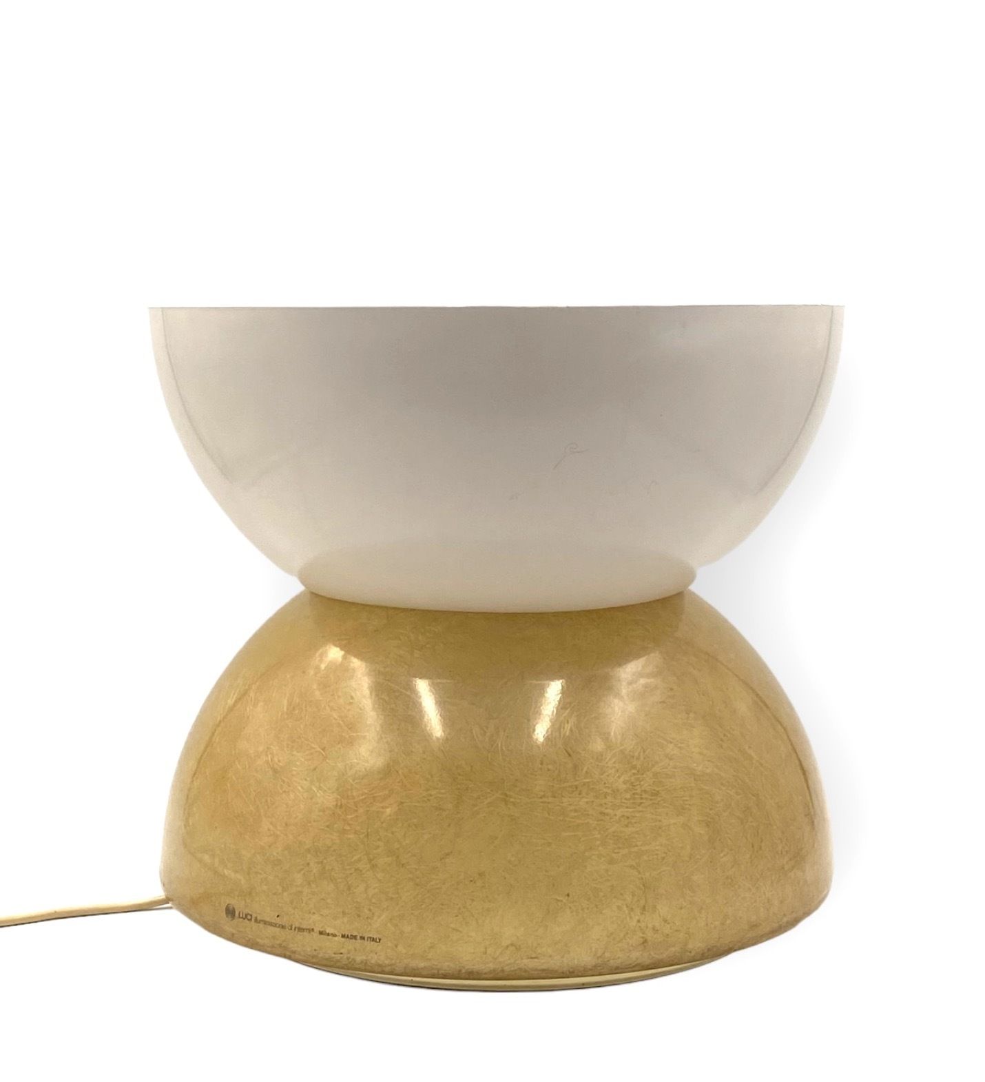 Planter / Pot Fiberglass Lamp, Luci Milano Italy, 1970s photo buy